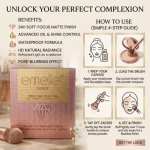 Perfect Mat HD Natural Soft Radiance Natural Nude 24H Soft Focussing Matte Powder