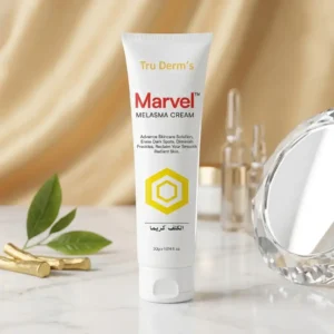 Tru Derm's Marvel Melasma Cream for dark spots and freckle removal
