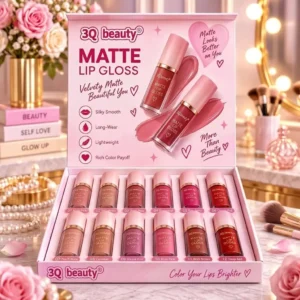 3Q Beauty Matte Lip Gloss Lip Gloss Set
