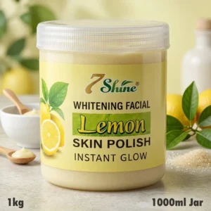 7 Shine Whitening Facial Lemon Skin Polish Instant Glow - 1kg