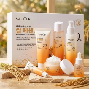 70% Rice Essence Whitening Nourish Repair 6-Piece Set
