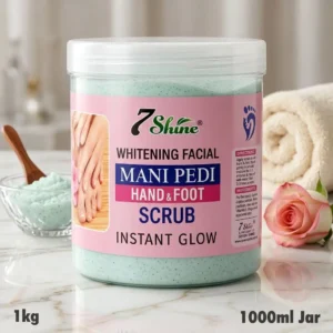 7Shine Whitening Facial Mani Pedi Hand & Foot Scrub Instant Glow