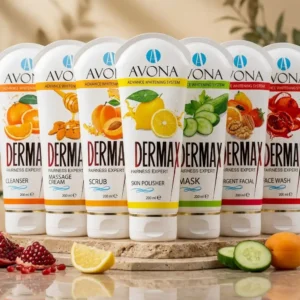 AVONA DERMAX Fairness Expert 7-Step Skin Glowing Routine Facial Set (7 x 200ml)