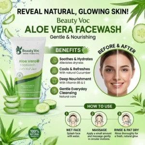 Beauty Voc Aloe Vera Facewash Gentle & Nourishing 100ml