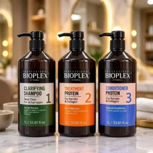 BIOPLEX Professional Keratin & Collagen Protein Therapy (A 3-Step System) - 3 x 1L