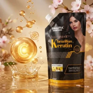 Brazilian Keratin Hair Mask with Vitamin C - Sakura