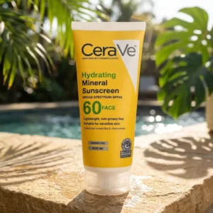 CeraVe Hydrating Mineral Sunscreen SPF 60 Face