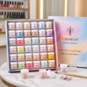 CHOSEOS Acrylic Powder Kit 36 Shades Professional Nail System