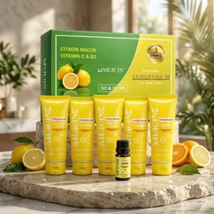Citron Niacin Vitamin C & B3 Anti-Aging Skincare Facial Kit | MUICIN