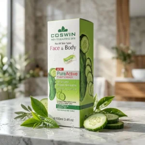 Coswin 30 Second Exfoliating Scrub PureActive Plant Energy Cucumber & Green Tea - 100ml