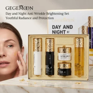Day and Night Anti Wrinkle Brightening Set Youthful Radiance and Protection / Collagen Yeast Anti Wrinkle Repair Set