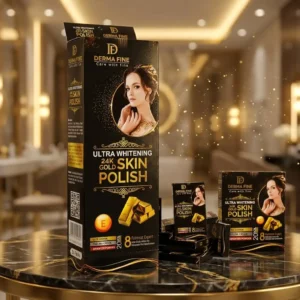 Derma Fine Ultra Whitening 24K Gold Skin Polish (Box of 24 Packs)