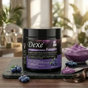 Dexe Keratin Blueberry Seed Gloss Antioxidant Hair Mask - 450ml