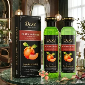Dexe Kleargel Natural Black Hair Gel - 250ml x 2