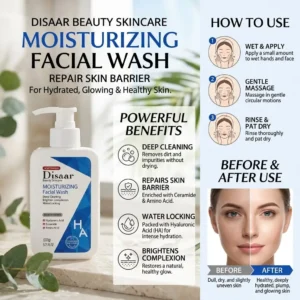 Disaar Beauty Skincare Moisturizing Facial Wash - 200g