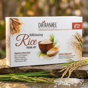 Dr. Rashel Whitening Rice Facial Kit – 6-Step Deep Cleansing & Brightening System | DR RASHEL PROFESSIONAL