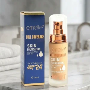 emelie Full Coverage Skin Foundation SPF 40 – 30ml