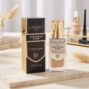 Emelie Paris Bestskin Ever Mattifying & Covering Foundation SPF 50+