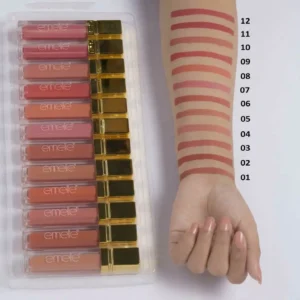 emelle Matte Liquid Lipstick Set – 12 Shades
