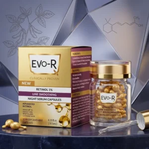 EVO-R Retinol 1% Line Smoothing Night Serum Capsules 30s