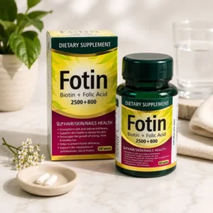 Fotin Biotin + Folic Acid 2500+800 Tablets