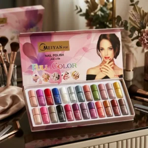 Full Color Nail Polish 24-Piece Vibrant Set