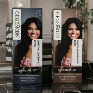 GEGEMÖÖN 2-in-1 Color-Enhancing Shampoo (Black & Brown)
