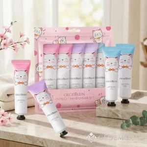GEGEMOON Cute Cat Hand Cream Set