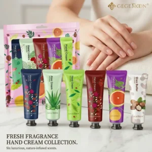 GEGEMOON Fresh Fragrance Hand Cream Collection - 6 Tubes Set