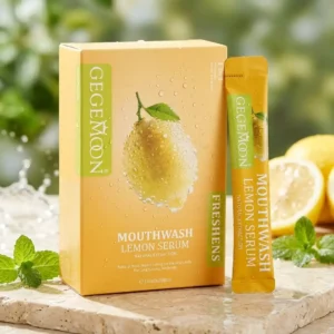 GEGEMOON Mouthwash Lemon Serum Sachets (10ml x 20pcs)