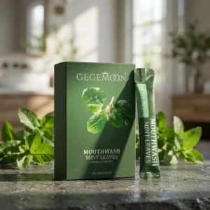 GEGEMOON Mouthwash Mint Leaves – 20 x 10ml Sticks
