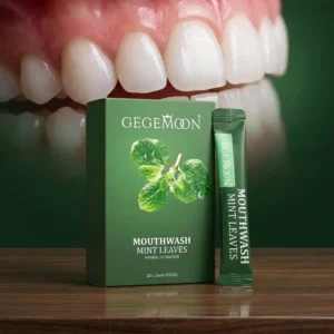 GEGEMOON Mouthwash Mint Leaves 20 x 10ml Sticks