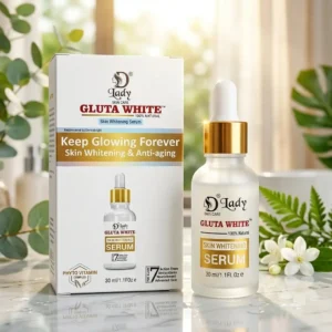 Gluta White Skin Whitening & Anti-Aging Serum 30ml – D’Lady Skin Care
