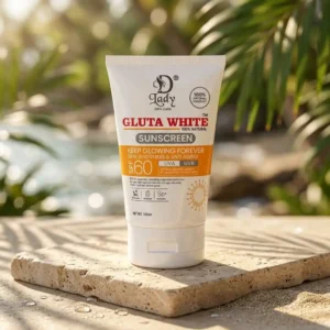 Gluta White Sunscreen SPF 60 | D Lady Skin Care