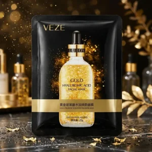 Gold Hyaluronic Acid Hydrating Facial Mask by VEZE