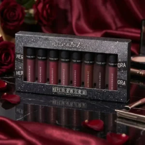 Heart Moment Velvet Lip Mud Set (8 Shades) - HERORANGE