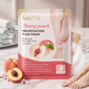 Honey Peach Nicotinamide Foot Mask