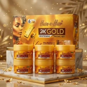 Husn-e-Hoor 24K Gold Whitening Facial Kit (6 x 300ml)