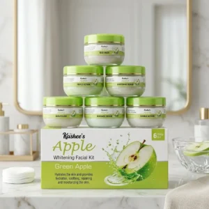Kashee's Green Apple Whitening Facial Kit - 6 Step Radiance Regimen