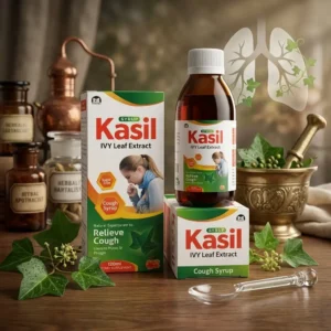 Kasil Syrup IVY Leaf Extract 120ml - Sugar-Free Cough Relief