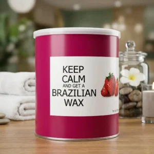 Keep Calm And Get A Brazilian Wax – Strawberry Hard Wax 800ml