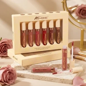 KS-ONE Rose Matte Liquid Lipstick Set – 6 Shades