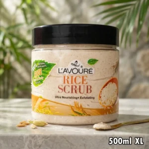 L'AVOURÉ Rice Scrub Ultra Nourishing+ Exfoliating 500ml XL