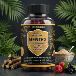 MENTEX Men’s Health Supplement Gummies (60 Gummies)