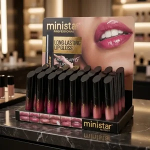 ministar PROFESSIONAL Long-Lasting Lip Gloss Display Pack (No. 330271)