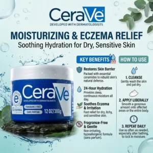 Moisturizing & Eczema Relief Soothing Hydration for Dry, Sensitive Skin