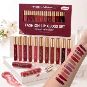 MSYAHO Fashion Lip Gloss Set – 12 Pcs