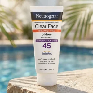 Neutrogena Clear Face Breakout Free Oil-Free Sunscreen SPF 45