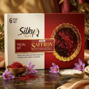 Organic Saffron with Milk Extract Facial Kit (6 Step Kit)
