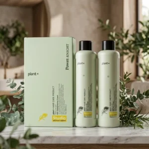plant+ Power Knight Professional Hair Straightening Cream Set (A & B) 950ml x 2